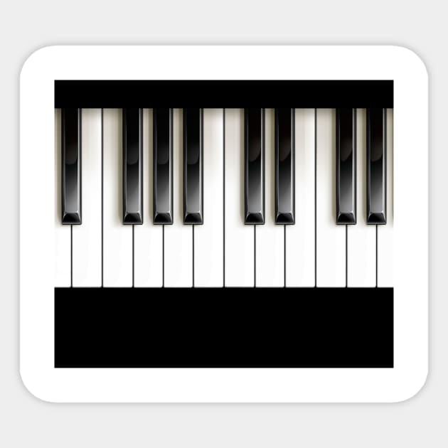 Keyboard Savant Sticker by teepossible